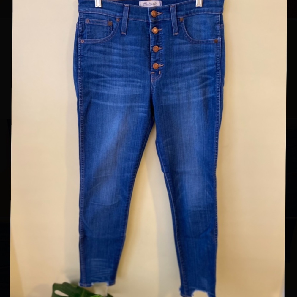 Madewell 10” High Rise Skinny Jean Button Fly